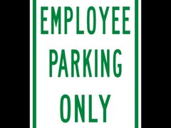 Employee Parking Only